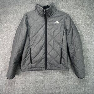 The North Face Charcoal Quilted Jacket